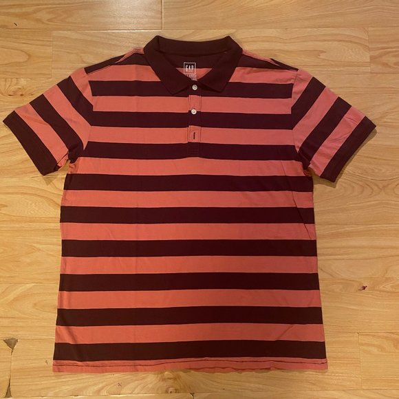 GAP Men's Polo Striped Shirt Size XXL - new without tags - Picture 1 of 3